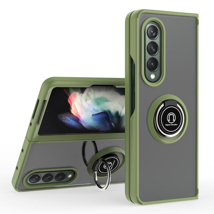 Q Shadow 1 Series TPU + PC Phone Case with Ring