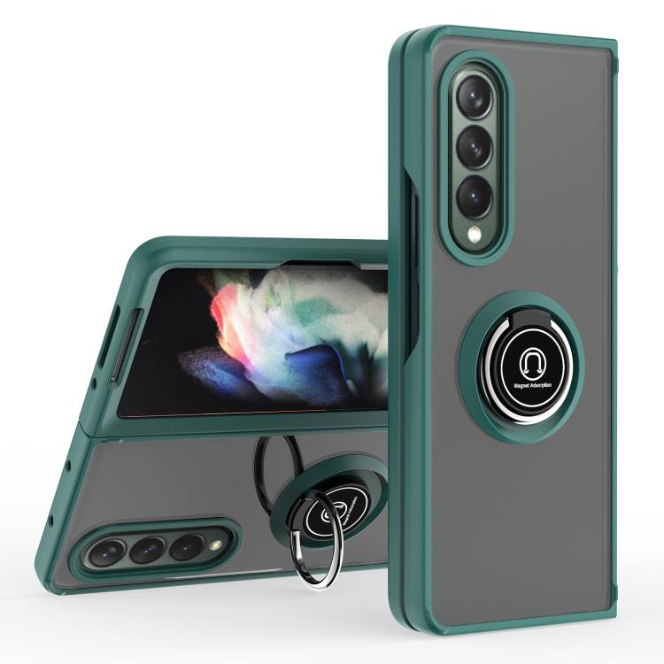 Q Shadow 1 Series TPU + PC Phone Case with Ring