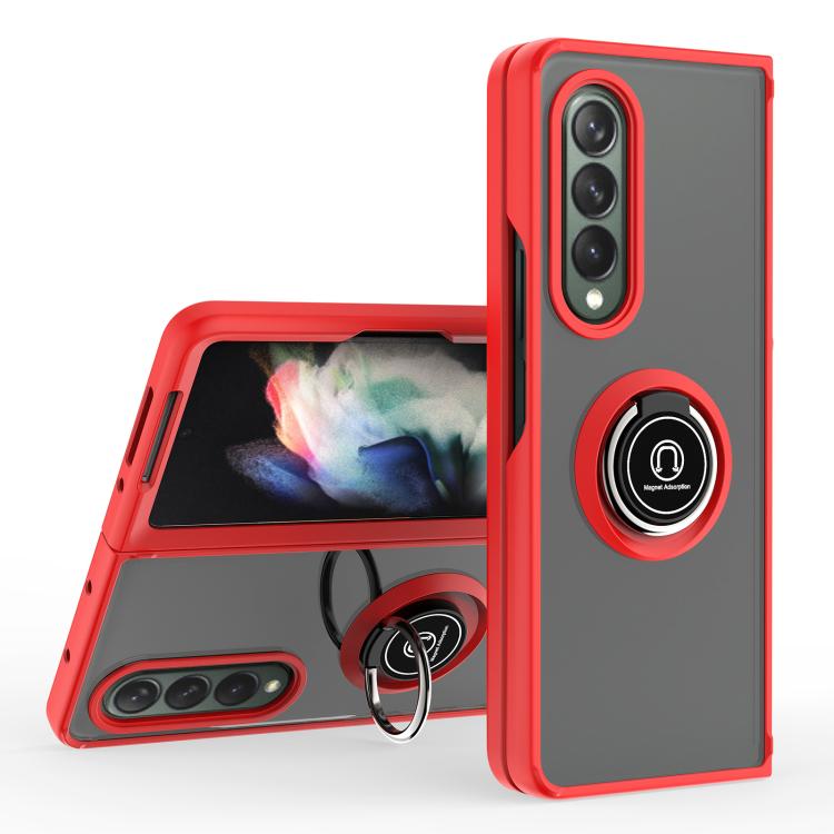 Q Shadow 1 Series TPU + PC Phone Case with Ring