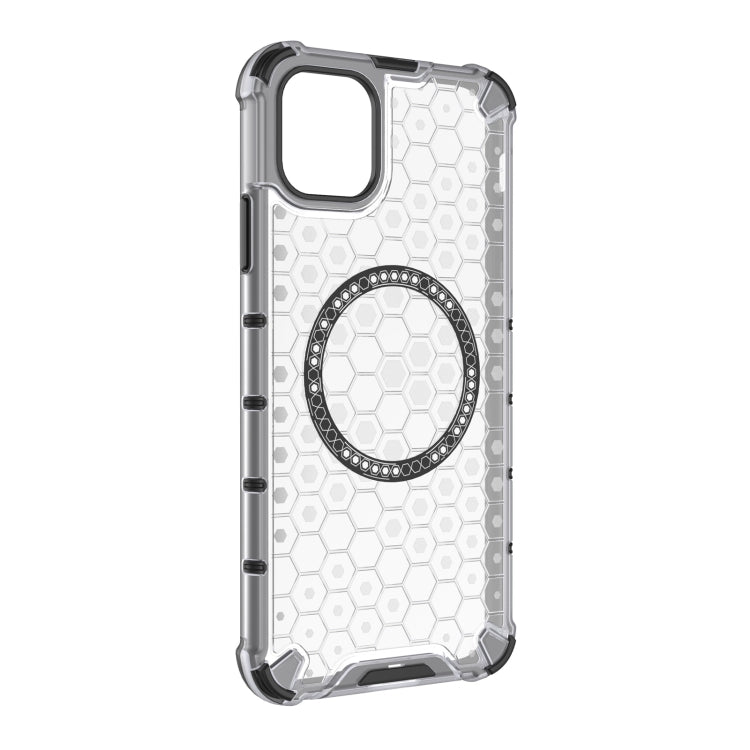 Honeycomb Magnetic Ring Shockproof Phone Case, For iPhone 11 Pro