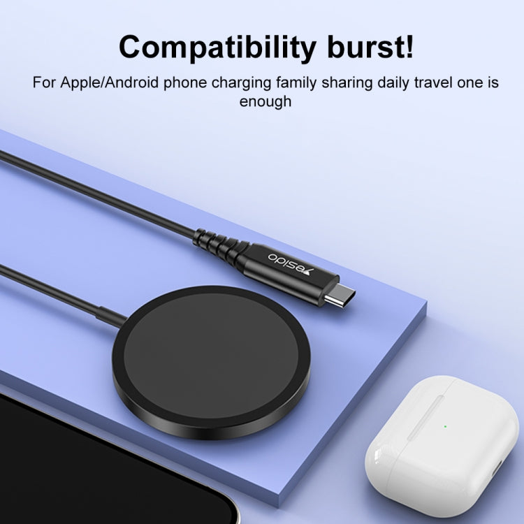 Yesido DS21 15W Detachable Magnetic Wireless Charger