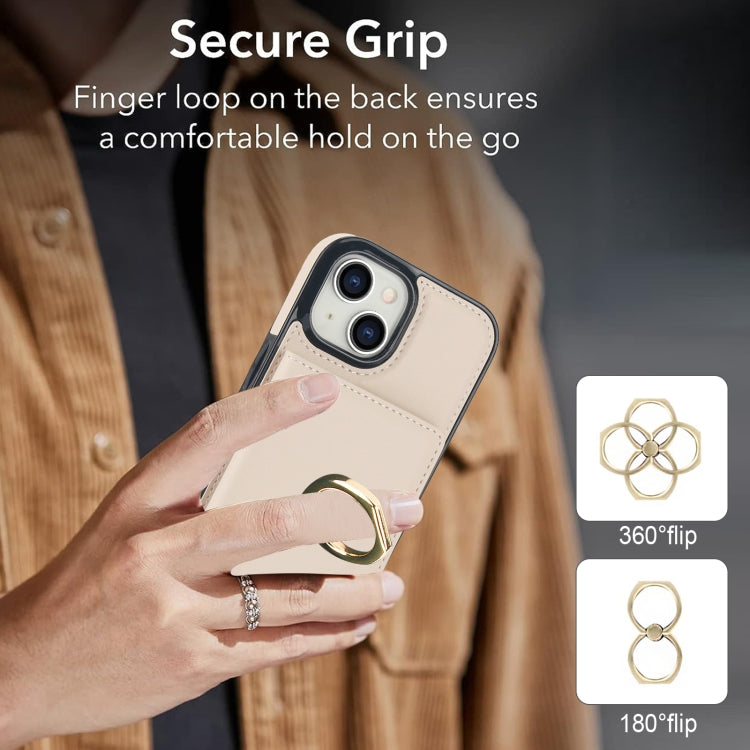 RFID Anti-theft Card Ring Holder Phone Case, For iPhone 15 Plus, For iPhone 15, For iPhone 14 Plus