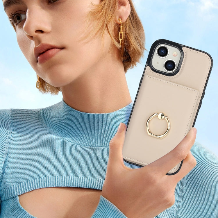 RFID Anti-theft Card Ring Holder Phone Case, For iPhone 15 Plus, For iPhone 15, For iPhone 14 Plus
