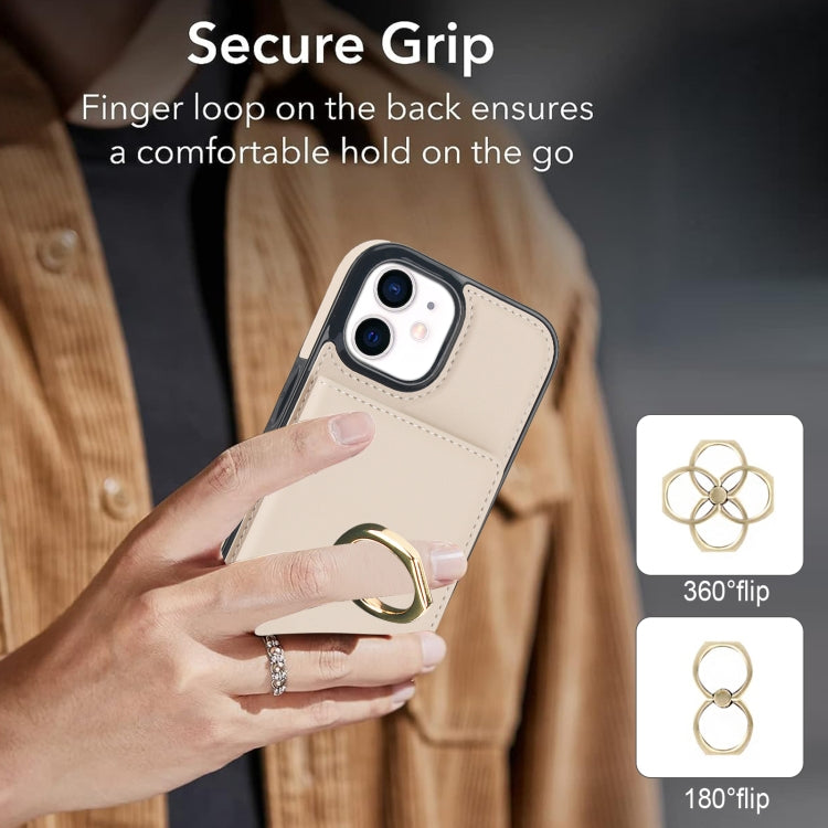 RFID Anti-theft Card Ring Holder Phone Case, For iPhone 12 mini, For iPhone 11 Pro Max, For iPhone 11