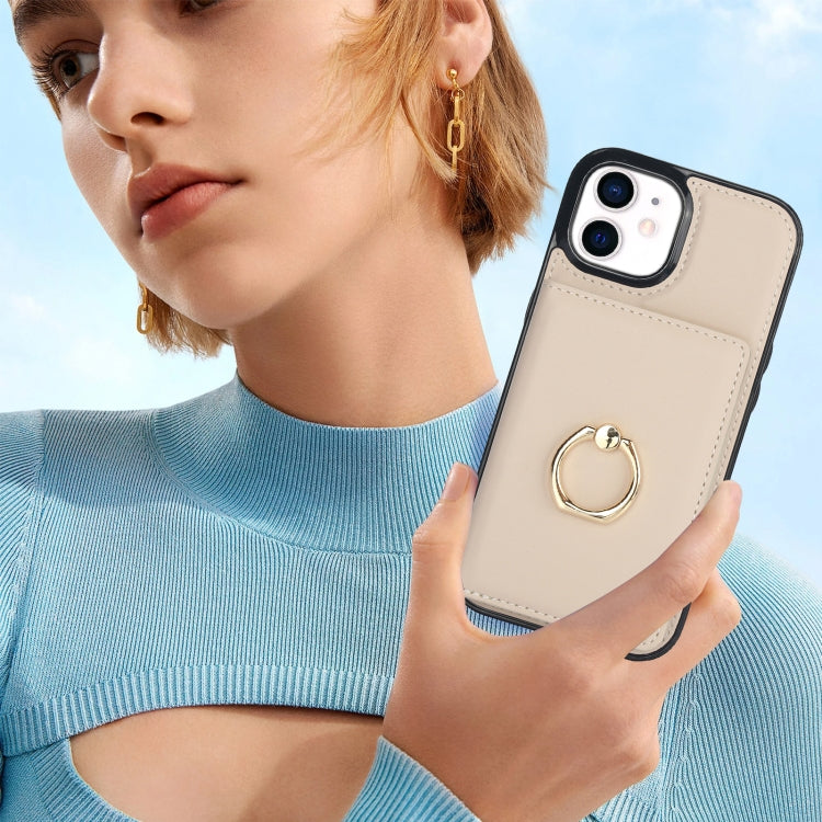 RFID Anti-theft Card Ring Holder Phone Case, For iPhone 12 mini, For iPhone 11 Pro Max, For iPhone 11