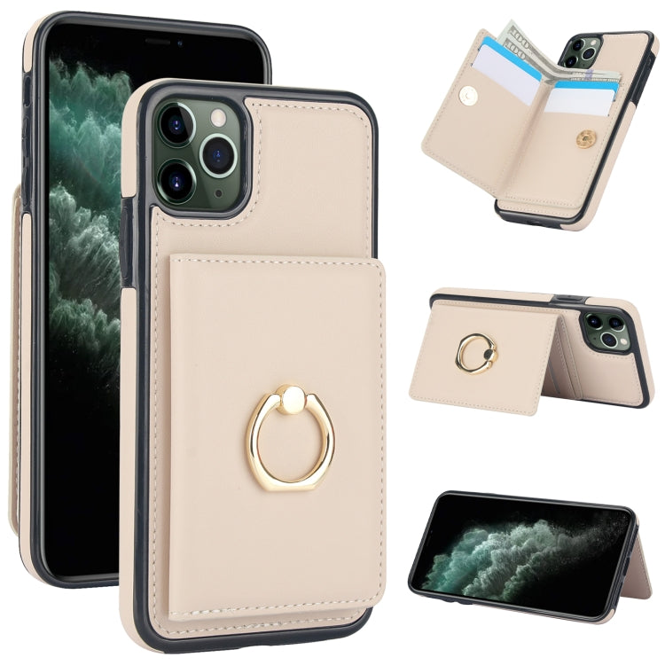 RFID Anti-theft Card Ring Holder Phone Case, For iPhone 12 mini, For iPhone 11 Pro Max, For iPhone 11