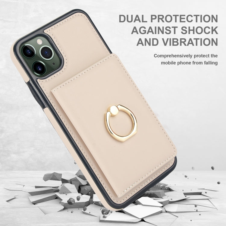 RFID Anti-theft Card Ring Holder Phone Case, For iPhone 11 Pro, For iPhone XS / X, For iPhone XR