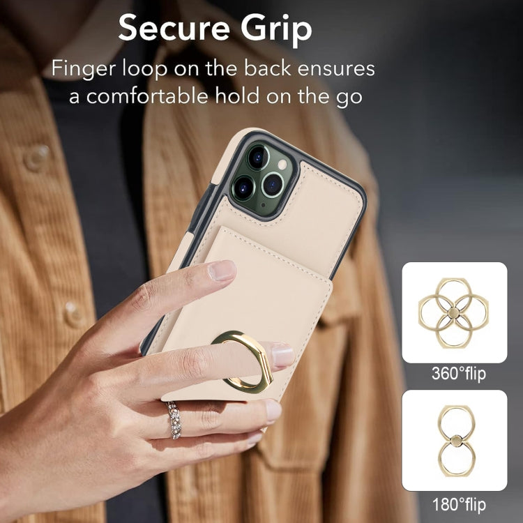 RFID Anti-theft Card Ring Holder Phone Case, For iPhone 11 Pro, For iPhone XS / X, For iPhone XR