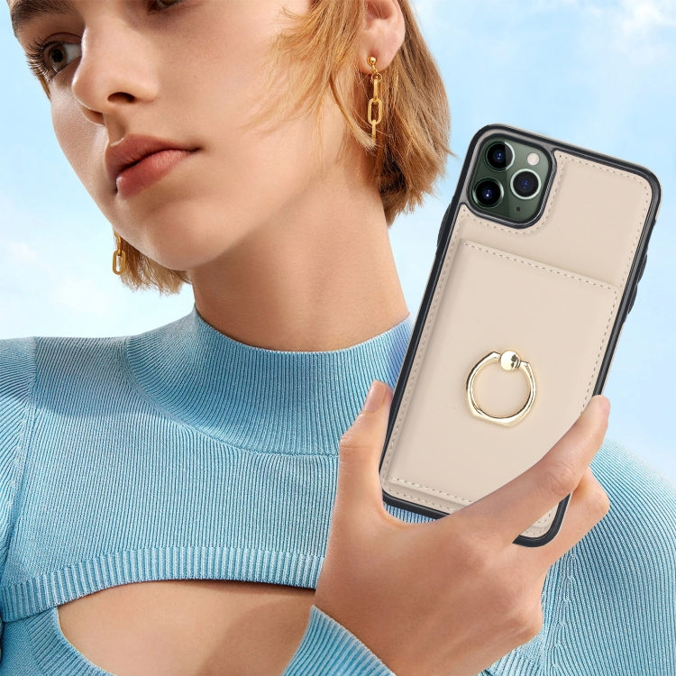 RFID Anti-theft Card Ring Holder Phone Case, For iPhone 11 Pro, For iPhone XS / X, For iPhone XR