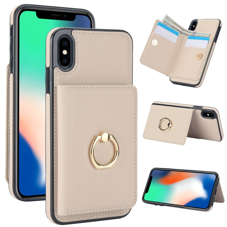 RFID Anti-theft Card Ring Holder Phone Case, For iPhone 11 Pro, For iPhone XS / X, For iPhone XR
