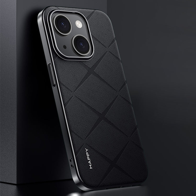 Plain Leather PC Phone Case