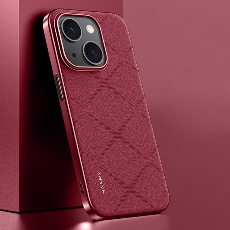 Plain Leather PC Phone Case