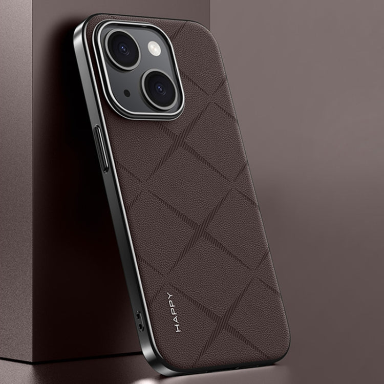 Plain Leather PC Phone Case