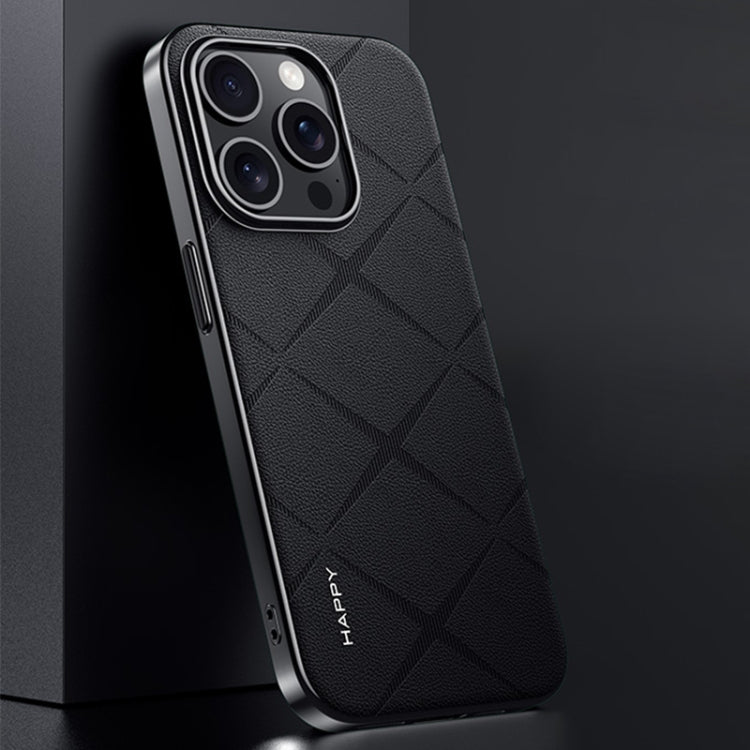 Plain Leather PC Phone Case