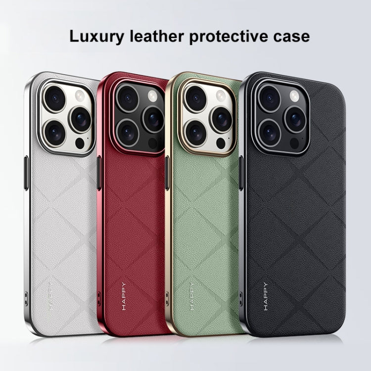 Plain Leather PC Phone Case