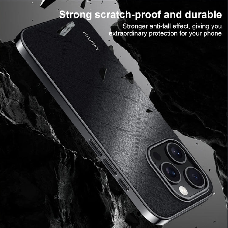 Plain Leather PC Phone Case