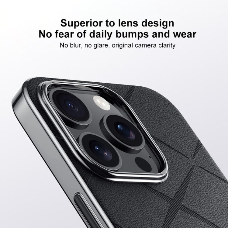 Plain Leather PC Phone Case