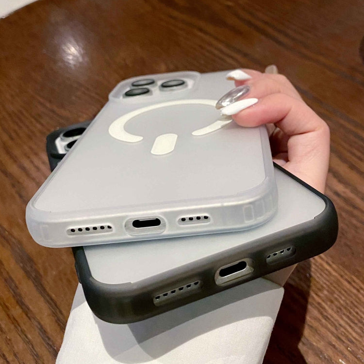 Dual-Side Frosted MagSafe Clear Phone Case, For iPhone 15 Pro Max, For iPhone 15 Pro, For iPhone 15 Plus, For iPhone 15