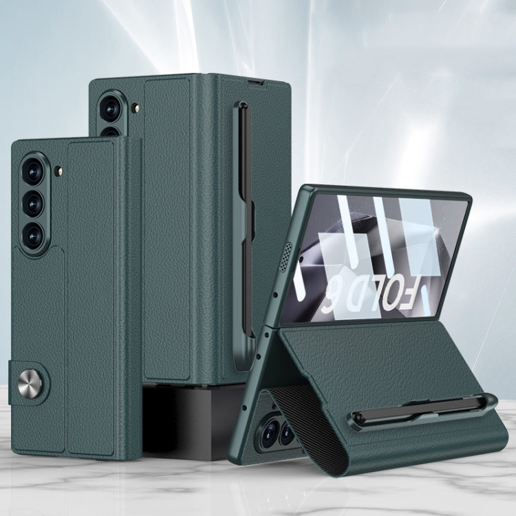 GKK Integrated Flip Leather Case with Pen Slotm, Stylus Not Included