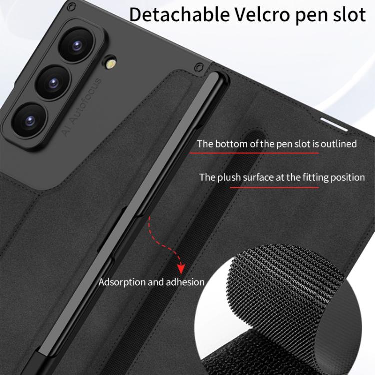 GKK Integrated Armor Flip Leather Case with Pen Slot, Stylus Not Included