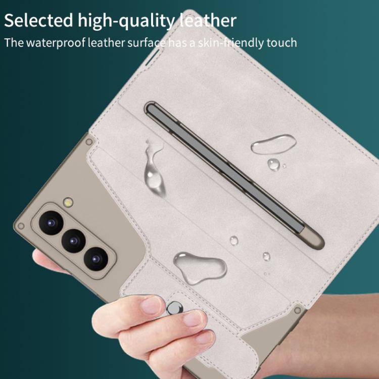 GKK Integrated Armor Flip Leather Case with Pen Slot, Stylus Not Included