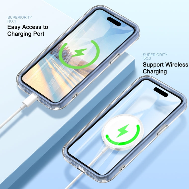 IMD Gradient Feather PC Hybrid TPU Phone Case, For iPhone 15 Pro Max, For iPhone 15 Pro, For iPhone 15 Plus, For iPhone 15