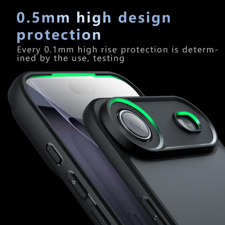 Armor Precise Hole PC Hybrid TPU Phone Case, For iPhone 17 Pro Max, For iPhone 17 Pro, For iPhone 17, For iPhone 17 Air, iPhone 16e, For iPhone 16 Pro Max, For iPhone 16 Pro, For iPhone 16 Plus, For iPhone 16