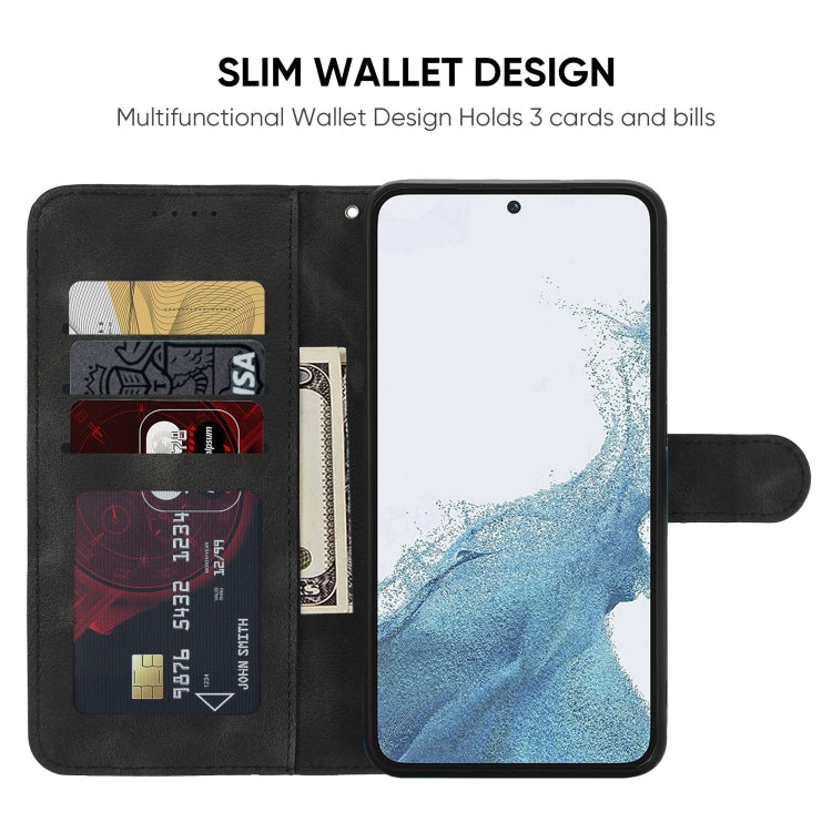 Skin Feel Geometric Lines Leather Phone Case