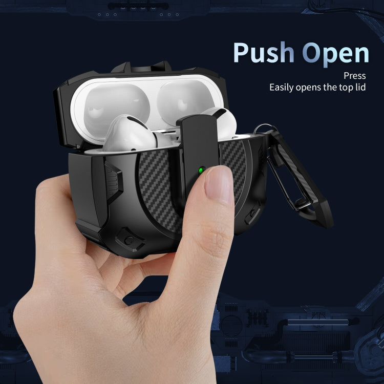 Lock Shockproof Bluetooth Earphone Protective Case, For AirPods Pro, For AirPods 2 / 1