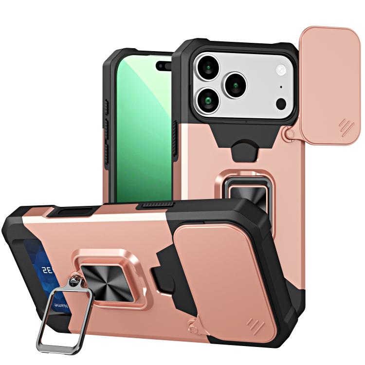 Camera Shield Card Slot PC+TPU Phone Case