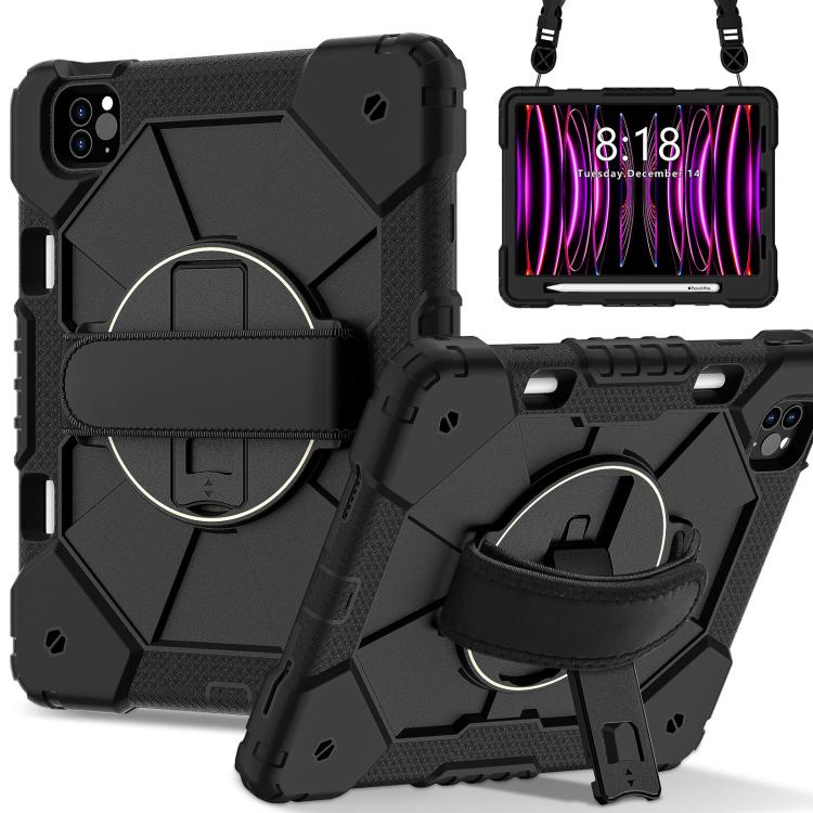 Contrast Color Robot Silicone Hybrid PC Tablet Case