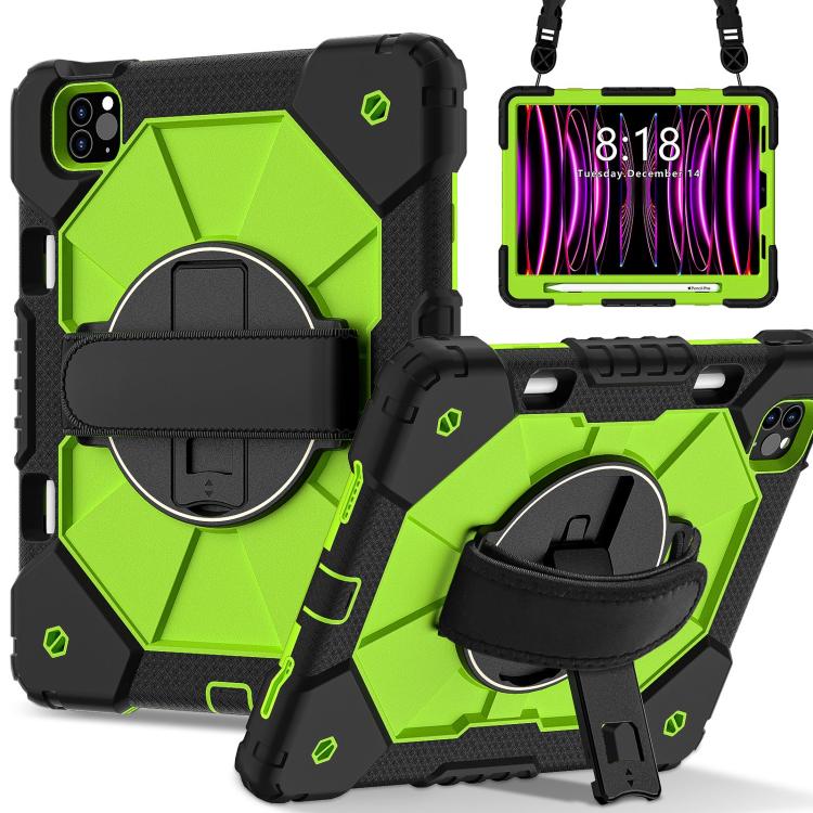 Contrast Color Robot Silicone Hybrid PC Tablet Case