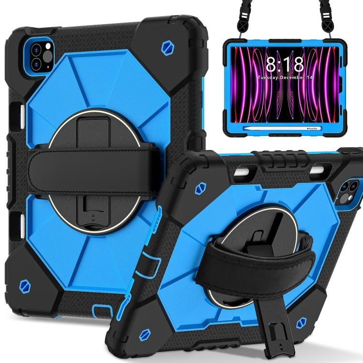 Contrast Color Robot Silicone Hybrid PC Tablet Case