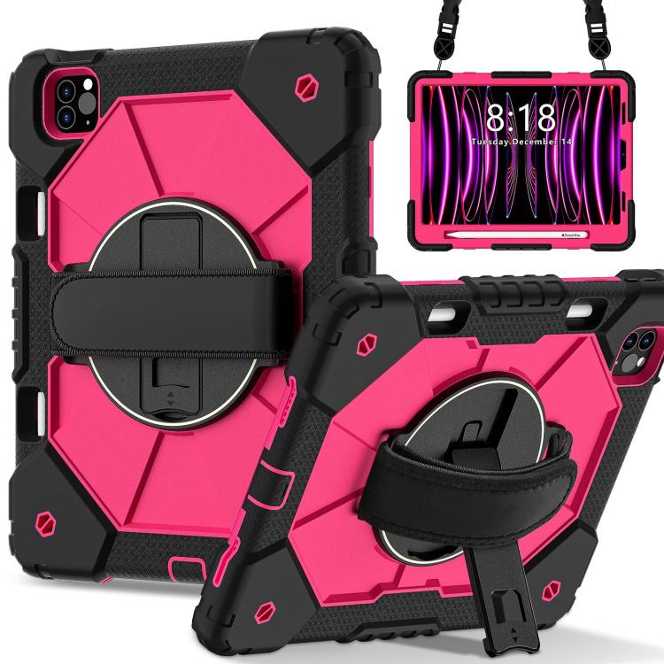 Contrast Color Robot Silicone Hybrid PC Tablet Case