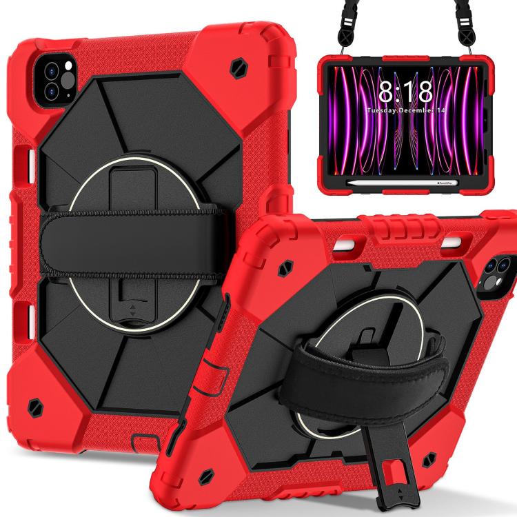 Contrast Color Robot Silicone Hybrid PC Tablet Case