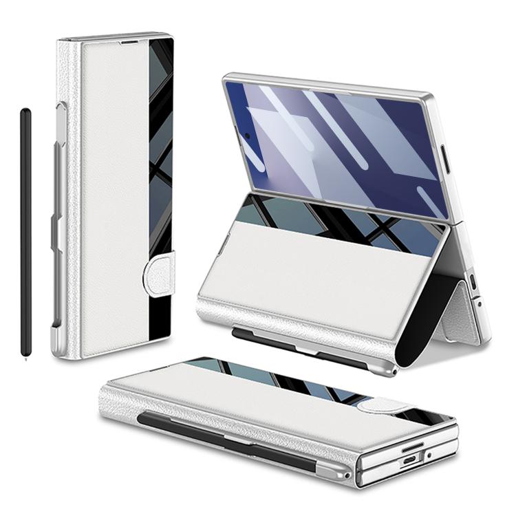 GKK Integrated Full Coverage Flip Phone Case with Pen Slot, Not Included Pen