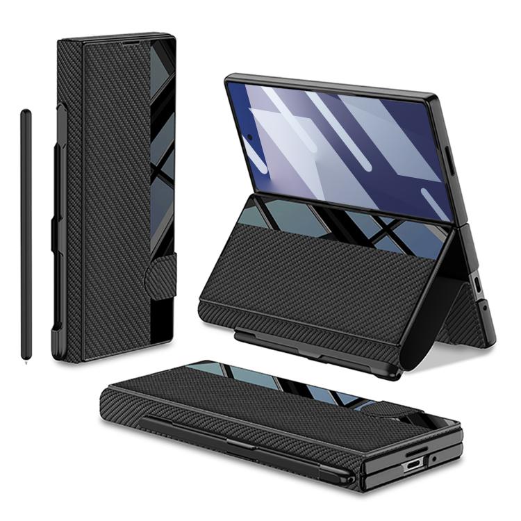 GKK Integrated Full Coverage Flip Phone Case with Pen Slot, Not Included Pen