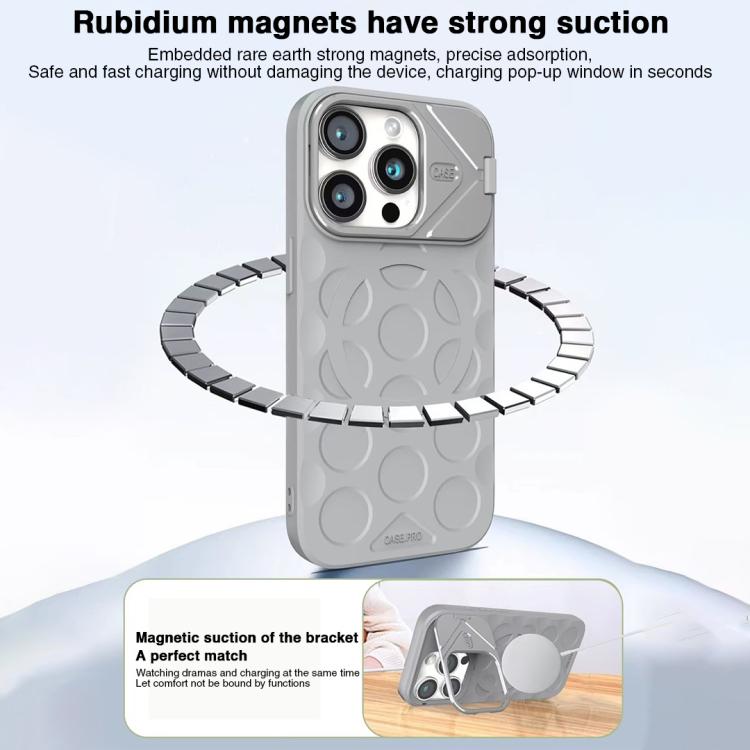 Lens Frame Holder MagSafe PC Hybrid TPU Phone Case, For iPhone 15 Pro Max, For iPhone 15 Pro, For iPhone 15 Plus, For iPhone 15