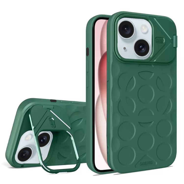 Lens Frame Holder MagSafe PC Hybrid TPU Phone Case, For iPhone 15 Pro Max, For iPhone 15 Pro, For iPhone 15 Plus, For iPhone 15