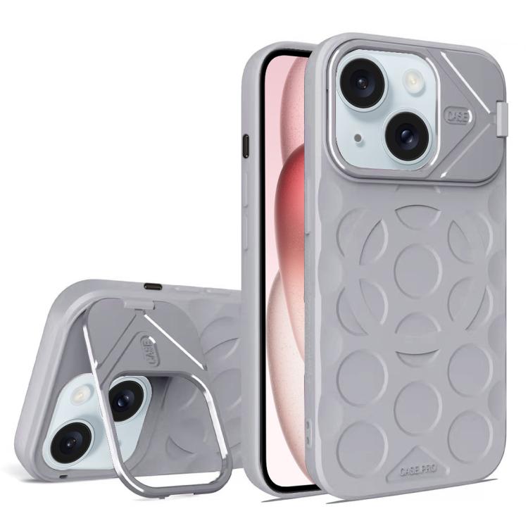 Lens Frame Holder MagSafe PC Hybrid TPU Phone Case, For iPhone 15 Pro Max, For iPhone 15 Pro, For iPhone 15 Plus, For iPhone 15