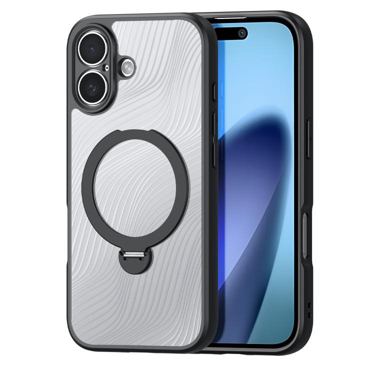 DUX DUCIS Aimo Mag Series MagSafe Ring Holder Frosted Phone Case, For iPhone 17 Pro Max, For iPhone 17 Pro, For iPhone 17, For iPhone 17 Air, For iPhone 16 Pro Max, For iPhone 16 Pro, For iPhone 16 Plus, For iPhone 16