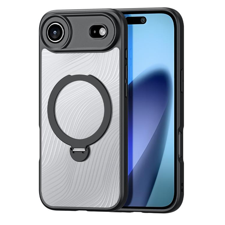 DUX DUCIS Aimo Mag Series MagSafe Ring Holder Frosted Phone Case, For iPhone 17 Pro Max, For iPhone 17 Pro, For iPhone 17, For iPhone 17 Air, For iPhone 16 Pro Max, For iPhone 16 Pro, For iPhone 16 Plus, For iPhone 16
