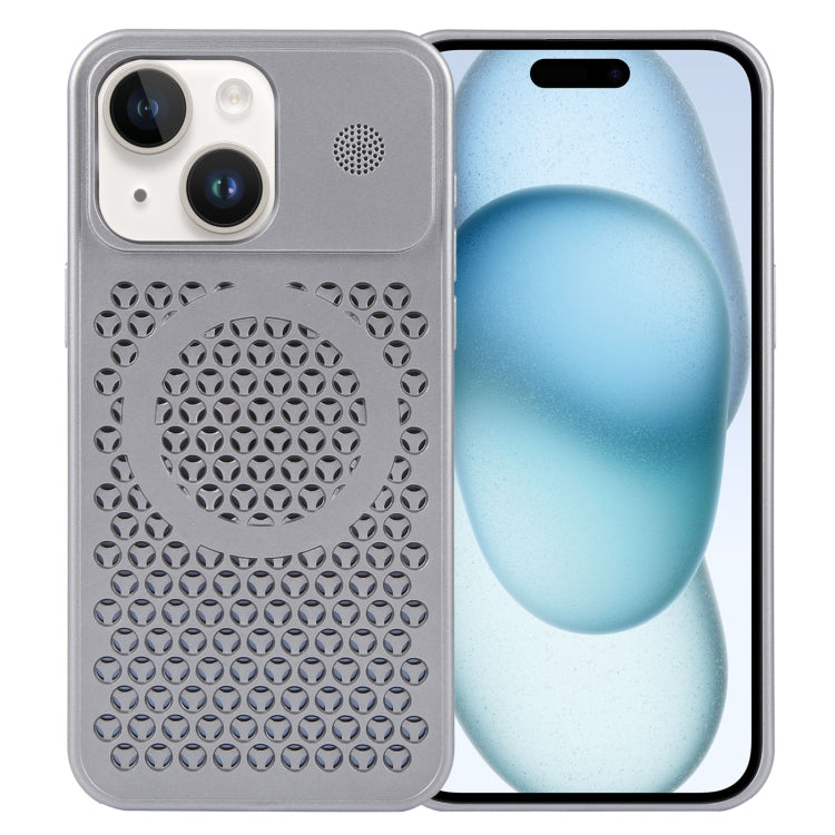 Pure Color Honeycomb Aromatherapy MagSafe Phone Case, For iPhone 15 Pro Max, For iPhone 15 Pro, For iPhone 15 Plus, For iPhone 15