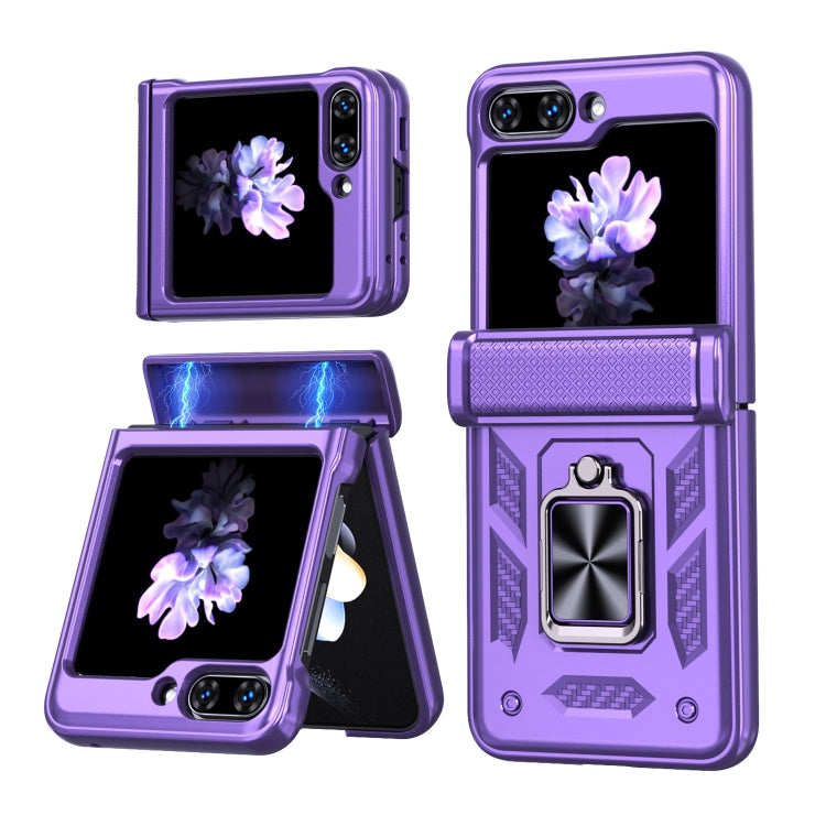 Sliding Window Hinge Phone Case with Ring Stand