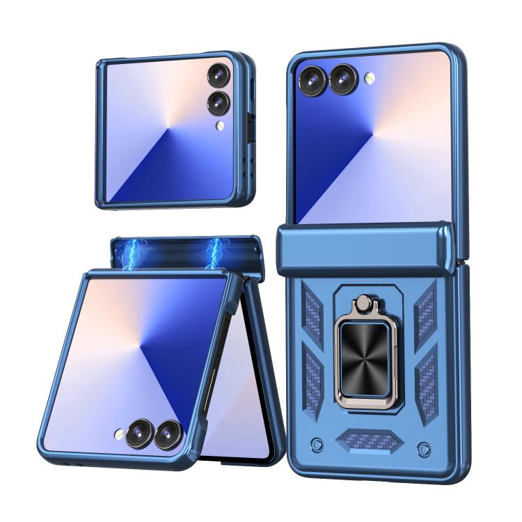 Sliding Window Hinge Phone Case with Ring Stand