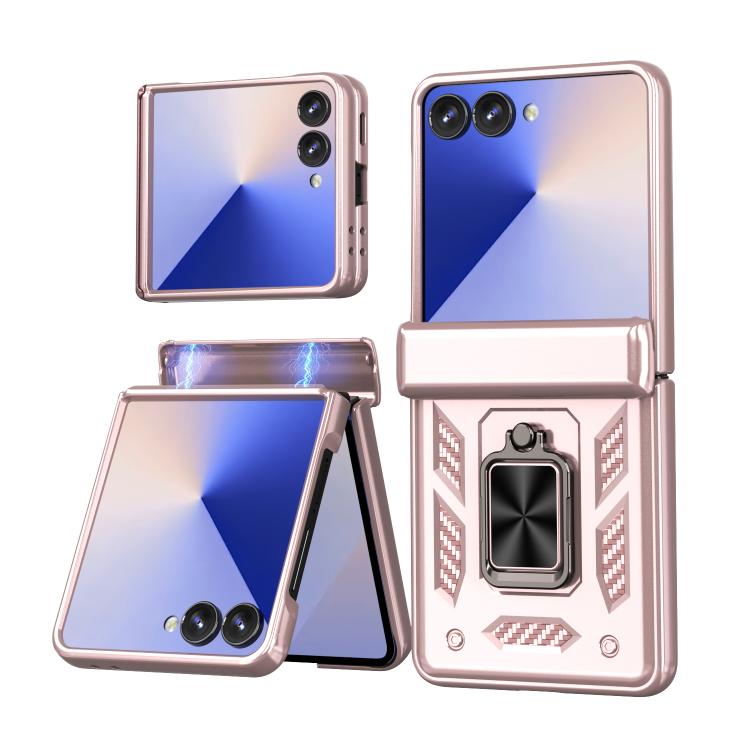 Sliding Window Hinge Phone Case with Ring Stand
