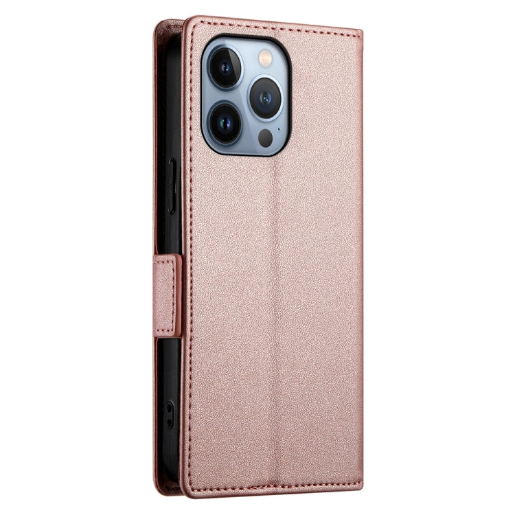 Side Buckle Magnetic Frosted Leather Phone Case, For iPhone 13 Pro, For iPhone 13, For iPhone 13 mini