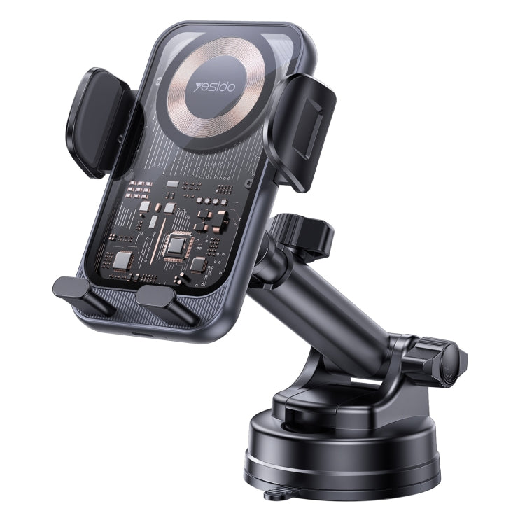 Yesido C307 15W Suction Cup Car Wireless Charging Holder
