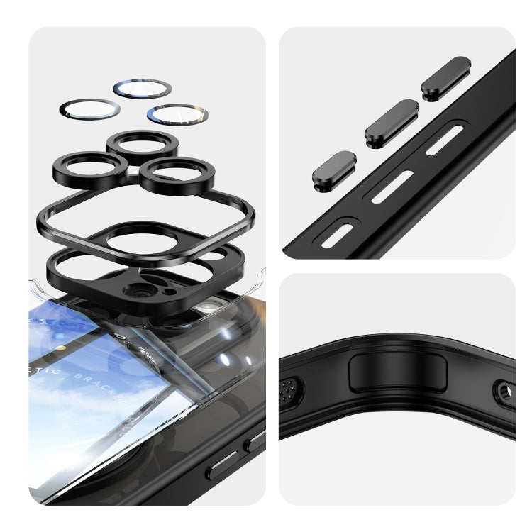 360 Holder Magsafe Acrylic Hybrid TPU Phone Case, For iPhone 13 Pro, For iPhone 13, For iPhone 12, For iPhone 12 Pro Max