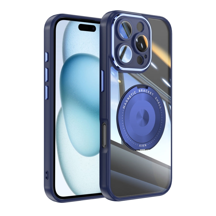 360 Holder Magsafe Acrylic Hybrid TPU Phone Case, For iPhone 16e, For iPhone 16 Pro Max, For iPhone 16 Pro, For iPhone 16 Plus